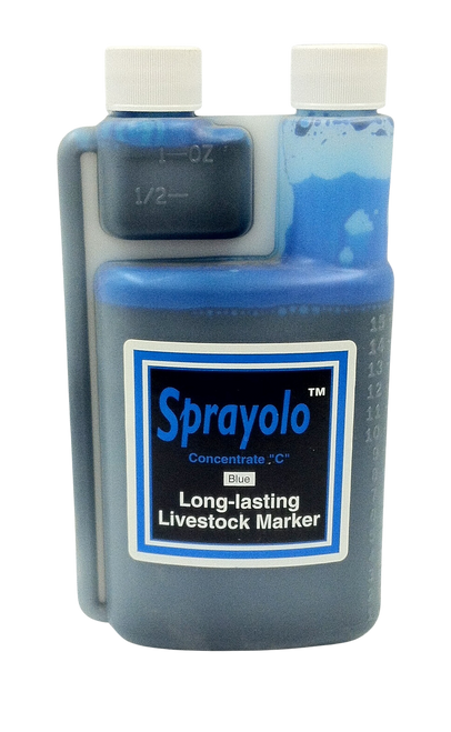 Sprayolo® Animal Marker, 16oz Blue Concentrate