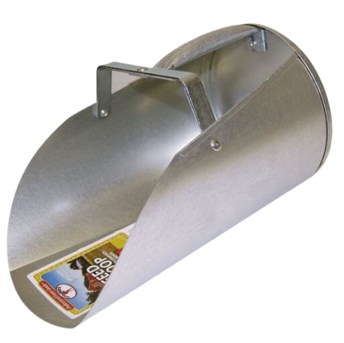 4qt Galvanized Feed Scoop