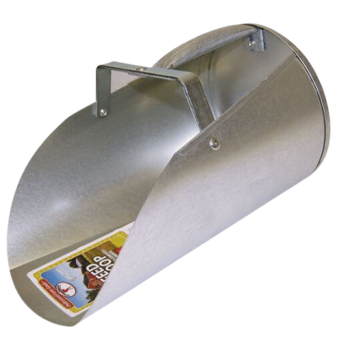 4qt Galvanized Feed Scoop