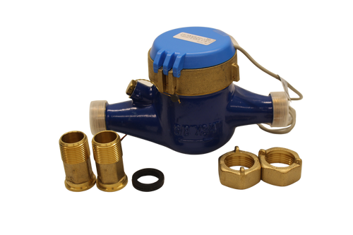 Hired Hand® Water Meter, Pulse, 5/8"x3/4", 1-20 gal/min