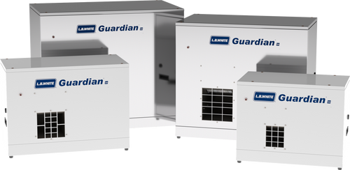 L.B. White® Heater, Guardian 250 Pilot with Sediment Trap. NO piping hardware, chain, or gas hose L.B. White® Heater, Guardian 250 Pilot with Sediment Trap. NO piping hardware, chain, or gas hose