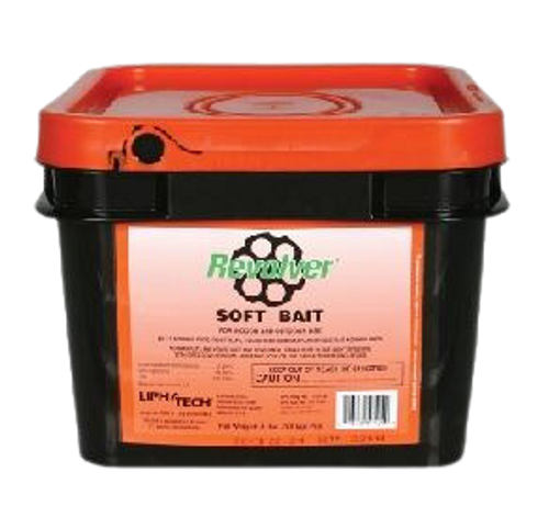 Revolver® Rodent Bait: July-September use (ORANGE LID) Revolver® Rodent Bait: July-September use (ORANGE LID)
