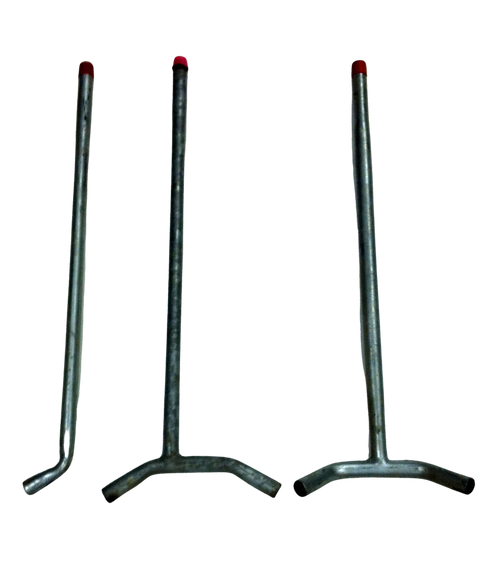 Galvanized 24" Double, 1 pen, Replacement Waterer Pipe Only