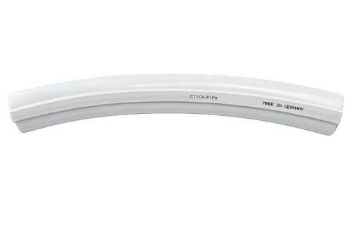 CLICK PIPE MAINTENANCE PIPE, 45°, 90 MM (3-1/2") PVC PIPE, CPLT. 1000 MM (4') LONG
