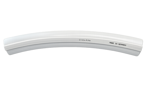 CLICK PIPE MAINTENANCE PIPE, 45°, 90 MM (3-1/2") PVC PIPE, CPLT. 1000 MM (4') LONG