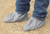 SKID RESISTANT GRAY SHOE COVER LARGE 100 PAIR/CASE