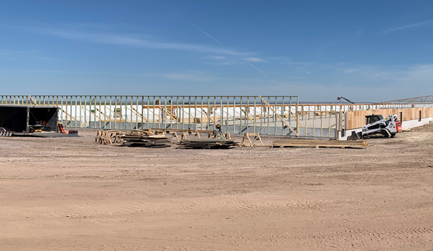 Swine barn construction