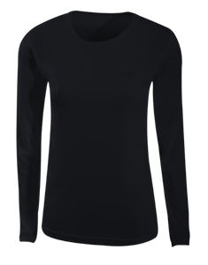 Thermatech Womens SpeedDri Long Sleeve Base Layer Top Black Thermatech Womens SpeedDri Long Sleeve Base Layer Top Black