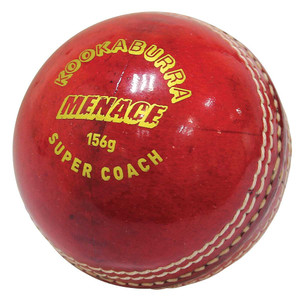 Kookaburra Menace Cricket Ball Red 156g Kookaburra Menace Cricket Ball Red 156g