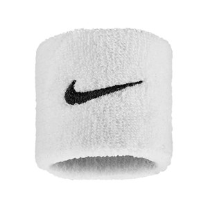Nike Swoosh Wristbands White/Black 2pk Nike Swoosh Wristbands White/Black 2pk