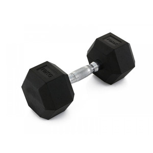 York Hexagonal Rubber Dumbbell 10kg York Hexagonal Rubber Dumbbell 10kg