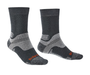 Bridgedale Mens Hike Midweight Merino Performance Boot Length Socks Gunmetal Grey Bridgedale Mens Hike Midweight Merino Performance Boot Length Socks Gunmetal Grey