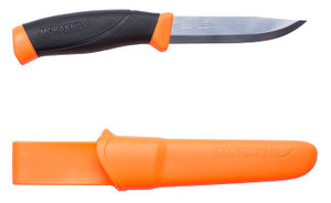 Morakniv Companion 4" Fixed Blade Knife Orange/Black