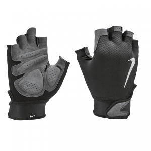 Nike Mens Ultimate Fit Training Gloves Black/Volt/White Nike Mens Ultimate Fit Training Gloves Black/Volt/White