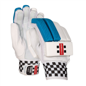 Gray Nicolls GN 500 Left Hand Batting Gloves Blue/White Gray Nicolls GN 500 Left Hand Batting Gloves Blue/White