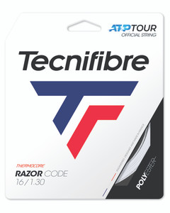 Tecnifibre ATP Razor Code 1.30mm Tennis String + Stringing Tecnifibre ATP Razor Code 1.30mm Tennis String + Stringing