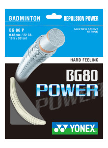 Yonex BG80 Power Badminton String + Stringing Yonex BG80 Power Badminton String + Stringing