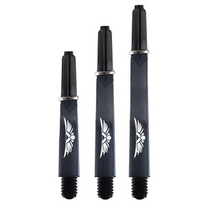 Shot Darts Eagle Claw Dart Shafts 2BA Black Short Shot Darts Eagle Claw Dart Shafts 2BA Black Short