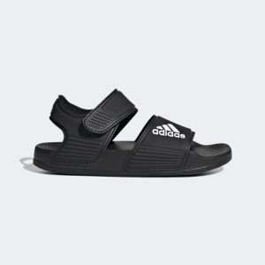 Adidas Junior/Youth Adilette Sandals Black/White Adidas Junior/Youth Adilette Sandals Black/White