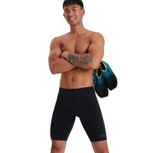 Speedo Mens Eco Endurance + Jammer Swim Shorts Black Speedo Mens Eco Endurance + Jammer Swim Shorts Black