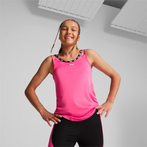 Puma Girls Strong Tank Sunset Pink Puma Girls Strong Tank Sunset Pink