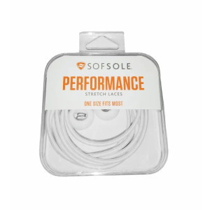 Sof Sole Toggle Performance Laces 38" White Sof Sole Toggle Performance Laces 38" White