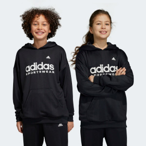 Adidas Youth Celebration Hoodie Black/White Adidas Youth Celebration Hoodie Black/White