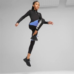 Puma Girls Favourite Logo High-Waist 7/8 Tights Black/Elektro Purple Puma Girls Favourite Logo High-Waist 7/8 Tights Black/Elektro Purple