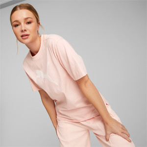 Puma Womens HER Tee Rose Dust Puma Womens HER Tee Rose Dust