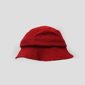 Flexfit Unisex Pique Mesh Bucket Hat Red Flexfit Unisex Pique Mesh Bucket Hat Red