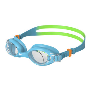 Speedo Junior Skoogle Swimming Goggles Azure Blue/Fluro Green/Fluro Orange/Clear Speedo Junior Skoogle Swimming Goggles Azure Blue/Fluro Green/Fluro Orange/Clear