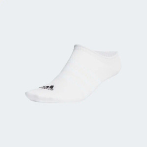 Adidas Unisex Thin & Light No Show Socks White 3 Pack Adidas Unisex Thin & Light No Show Socks White 3 Pack