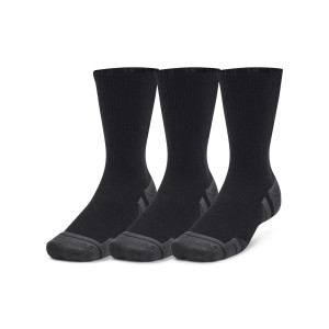 Under Armour® Unisex Performance Tech Crew 3 pack Socks Black Under Armour® Unisex Performance Tech Crew 3 pack Socks Black