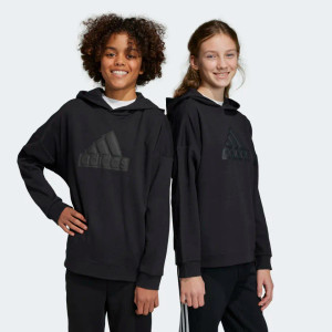 Adidas Youth Future Icons Logo Hoodie Black Adidas Youth Future Icons Logo Hoodie Black