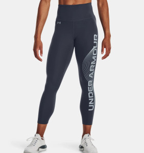 Under Armour® Womens Motion Branded Ankle Leggings Downpour Grey/Harbour Blue Under Armour® Womens Motion Branded Ankle Leggings Downpour Grey/Harbour Blue