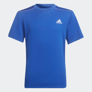 Adidas Boys Design For Sport Tee Royal Blue/White Adidas Boys Design For Sport Tee Royal Blue/White