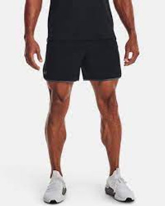 Under Armour® Mens HIIT Woven Shorts 6" Black/Grey Under Armour® Mens HIIT Woven Shorts 6" Black/Grey