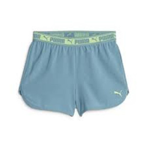 Puma Girls Strong Woven Shorts Bold Blue Puma Girls Strong Woven Shorts Bold Blue