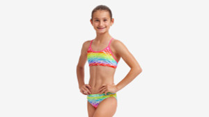 Funkita Girls Raceback 2 Piece Swimsuit Lake Acid Funkita Girls Raceback 2 Piece Swimsuit Lake Acid