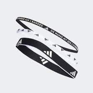 Adidas Multi Width Training Headbands 3 Pack Black/Black/White Adidas Multi Width Training Headbands 3 Pack Black/Black/White