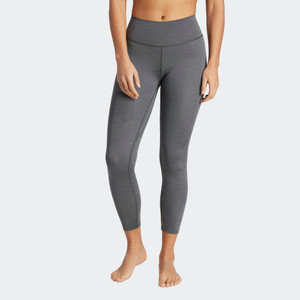 Adidas Womens All Me 7/8 Leggings Dark Grey Heather Adidas Womens All Me 7/8 Leggings Dark Grey Heather