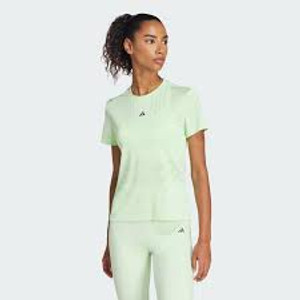 Adidas Womens HR HIIT AIRCH Tee Semi Green Spark Adidas Womens HR HIIT AIRCH Tee Semi Green Spark