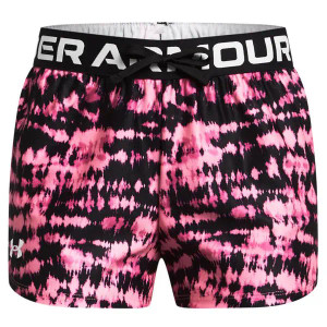 Under Armour® Girls Play Up Printed Shorts Fluro Pink/Black/White Under Armour® Girls Play Up Printed Shorts Fluro Pink/Black/White