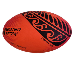 Silver Fern Touch Training Ball Size 4 Scarlett Flame Silver Fern Touch Training Ball Size 4 Scarlett Flame