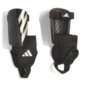 Adidas Youth Tiro Match Football Shinguards Black/Gold White Adidas Youth Tiro Match Football Shinguards Black/Gold White