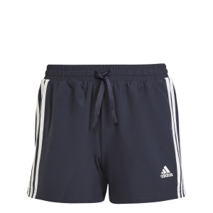Adidas Girls 3-Stripe Shorts Legend Ink/White Adidas Girls 3-Stripe Shorts Legend Ink/White