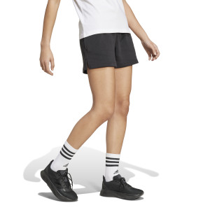 Adidas Womens Essentials Small Logo Fleece Shorts Black Adidas Womens Essentials Small Logo Fleece Shorts Black