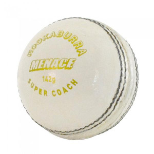 Kookaburra Menace Cricket Ball White 142g Kookaburra Menace Cricket Ball White 142g