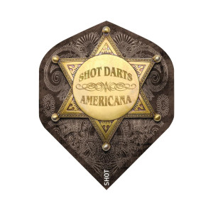 Shot Darts Americana Tin Dart Flights Set Shot Darts Americana Tin Dart Flights Set