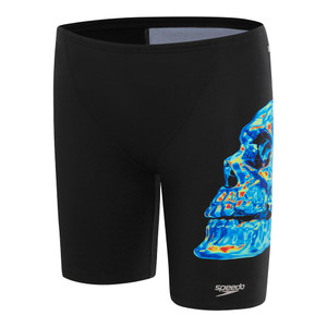 Speedo Boys Skull Jammer Swim Shorts Black/Picton Blue/True Cobalt/Harlequin Green Speedo Boys Skull Jammer Swim Shorts Black/Picton Blue/True Cobalt/Harlequin Green